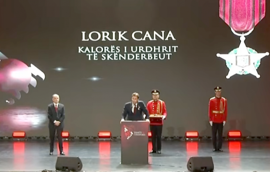 Lorik Cana merr dekoratën më të lartë   Kalorës i Urdhrit të Skënderbeut    Sot News