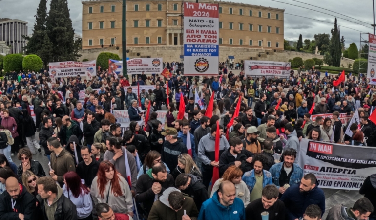 1 maji pritet me protesta në Greqi, mijëra grekë kërkojnë paga më të larta, ultimatum kushtet e punës