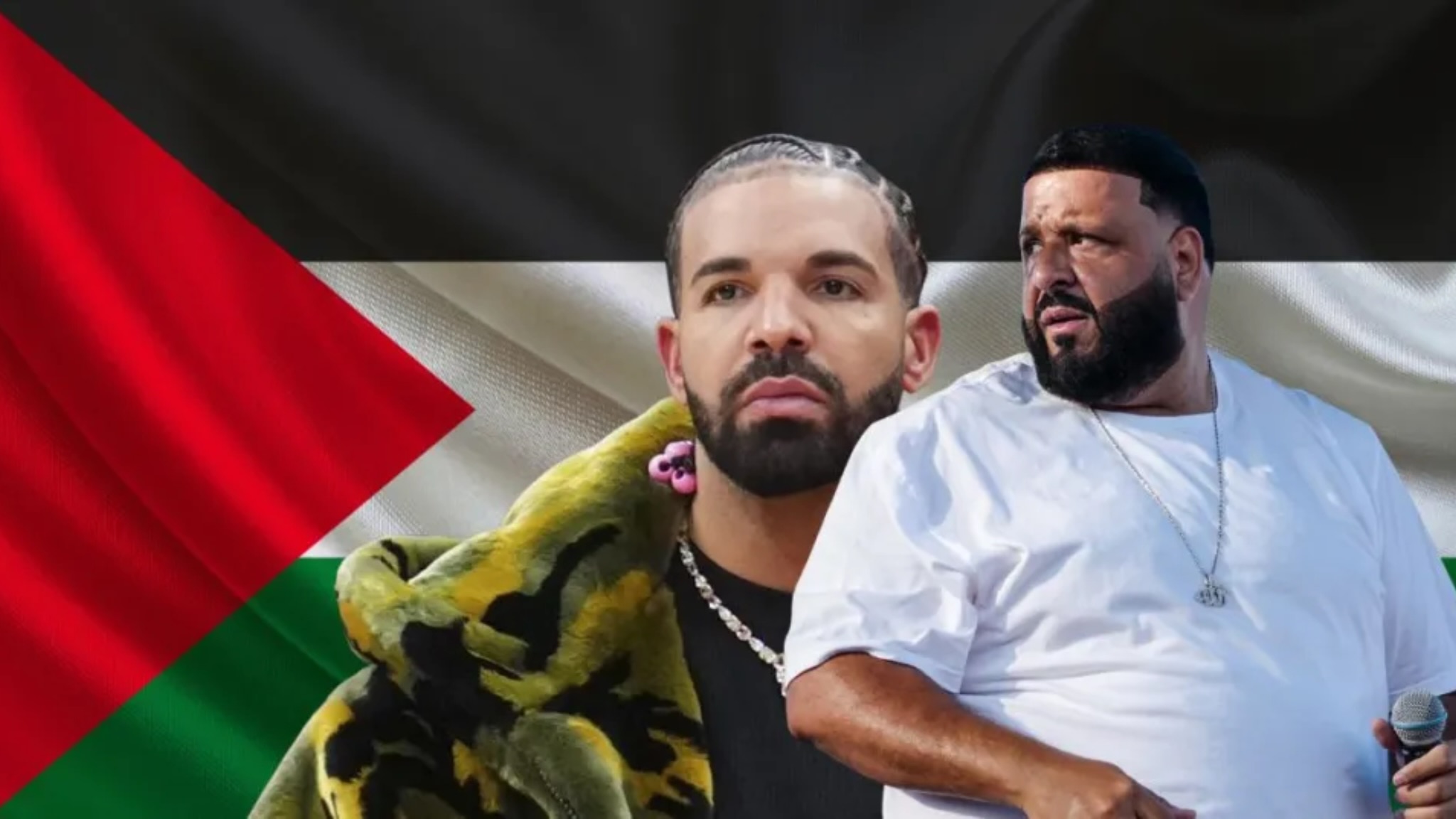 Drake  godet  DJ Khaled në këngën e re  Teksti për Palestinën ndez rrjetin 