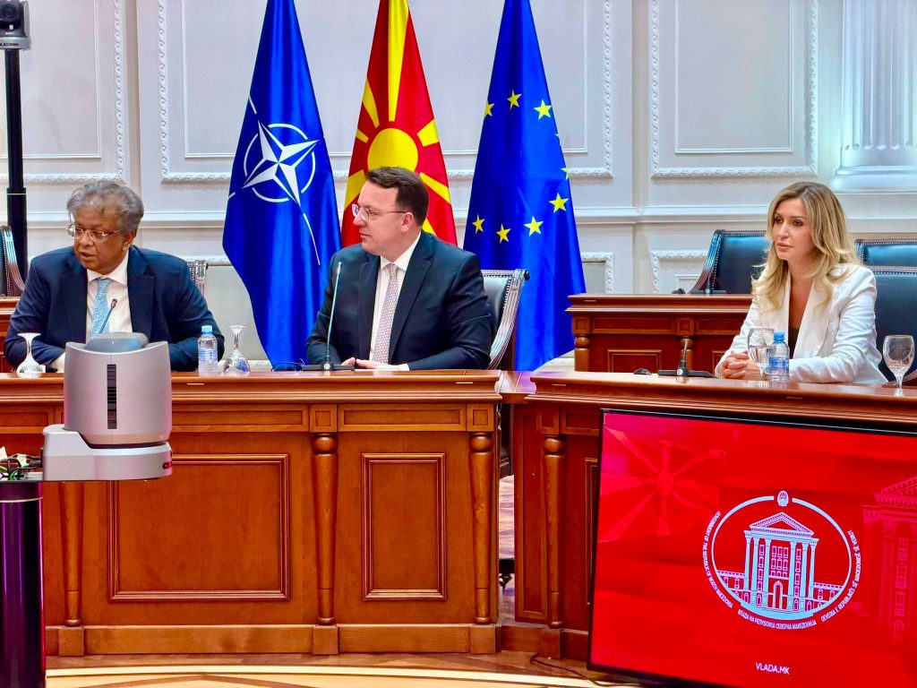 Nikoloski discussed protecting and developing the region of Ohrid with UNESCO ambassadors