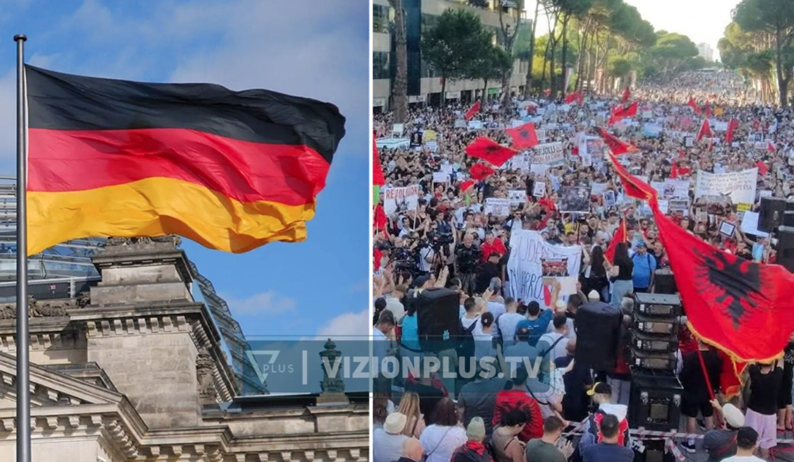 Gjermania për protestat  E drejtë qytetare  por mbetet çështje e brendshme e Shqipërisë