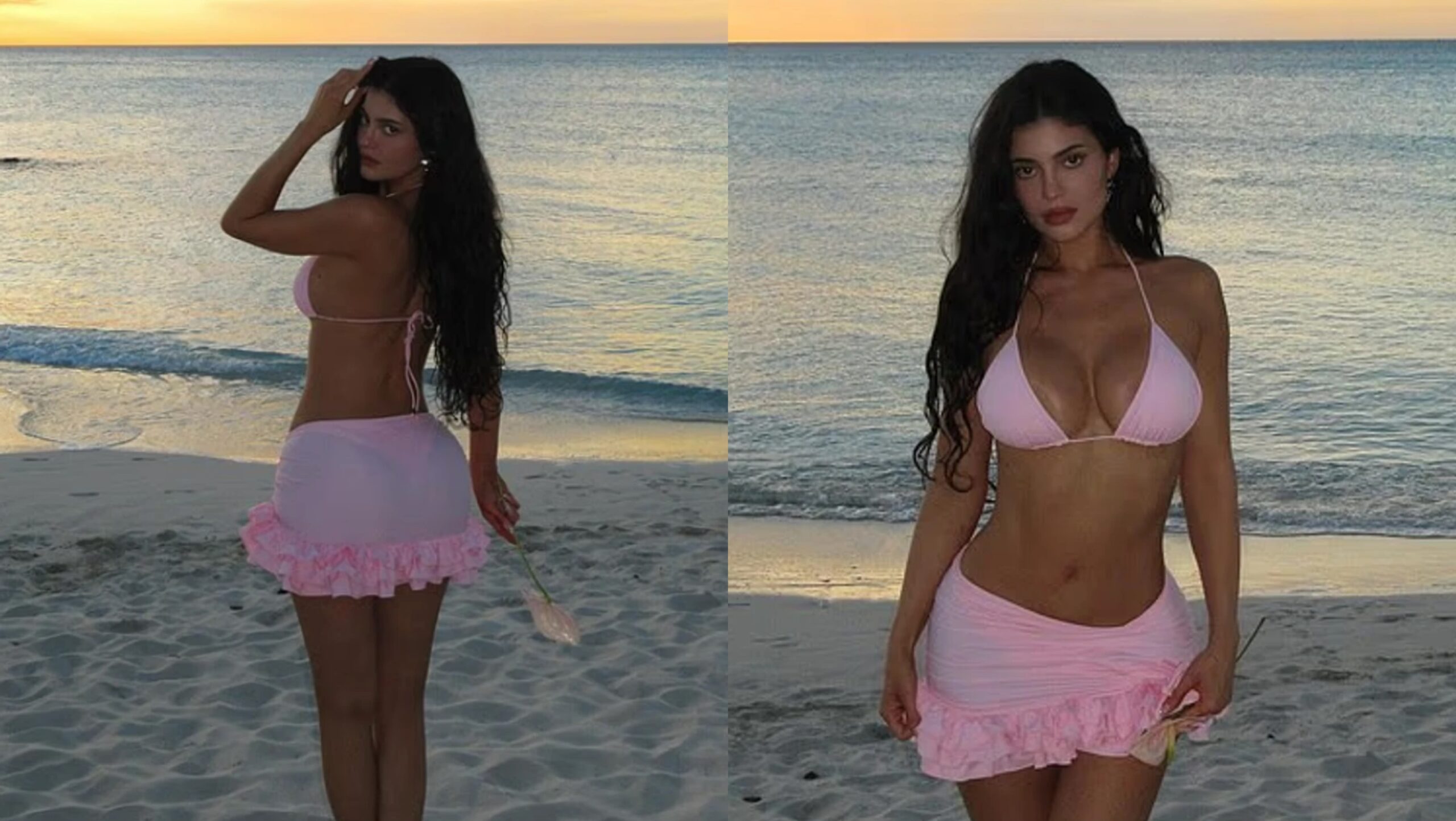 Po  çmend  rrjetin me këto foto  Kylie Jenner shfaq format bombastike  por një detaj mungon 
