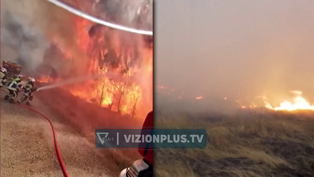Betejë me zjarret dhe të nxehtin, dhjetëra vatra mbeten aktive në Francë e Spanjë! Shqetësuese, rritja e temperaturave
