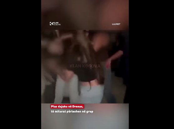 Plas dajaku në Drenas, të miturat përleshen në grup (VIDEO)
