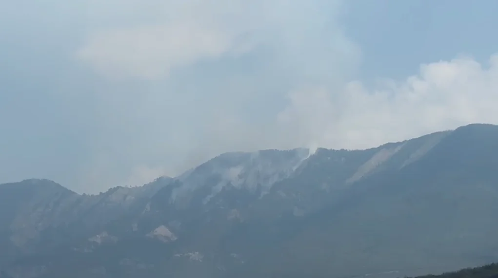 Zjarret vijojnë në disa qarqe, 9 vatra aktive/ Ndërhyrje intensive në Dajt dhe Gurë-Lurë