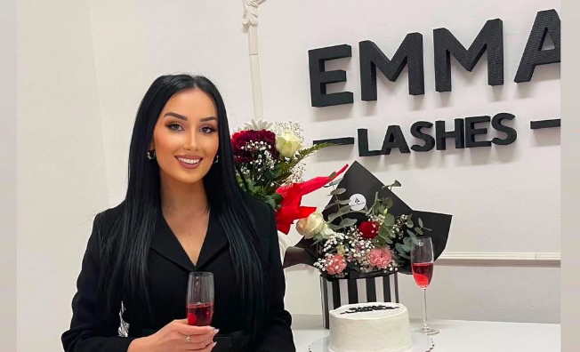 Emma Lashes, nga Ferizaj në Zvicër: gjashtë vite histori suksesi në artin e qerpikëve
