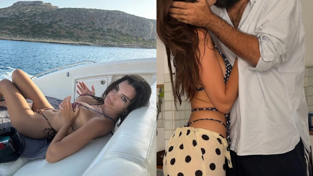 Emily Ratajkowski publikon foto duke u puthur me…