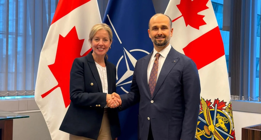 Murtezani takohet me ambasadoren e Kanadasë në NATO: Fokus te siguria dhe bashkëpunimi transatlantik