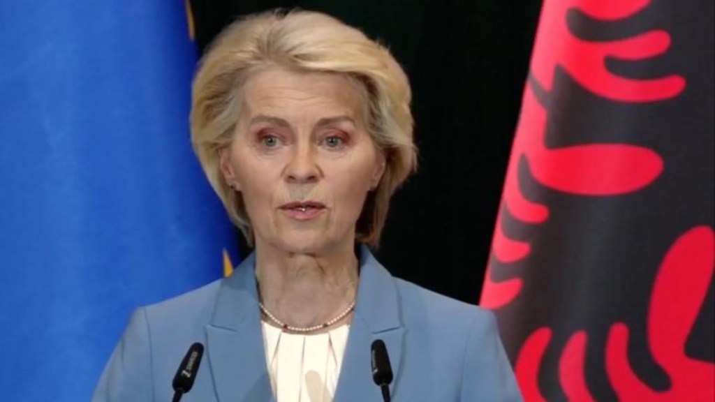 Von der Leyen: Shqipëria ka përmbushur 80% të reformave të Planit të Rritjes, ka marrë 213 mln euro!