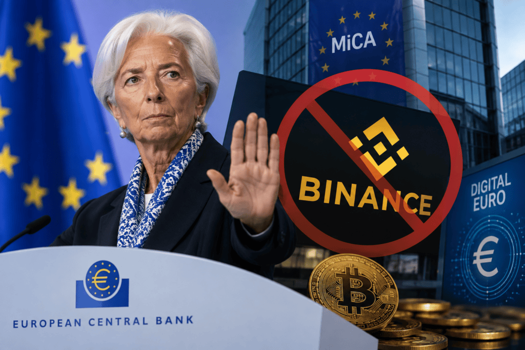 Lagarde ndërhyri për të bllokuar licencën europiane të Binance në Greqi