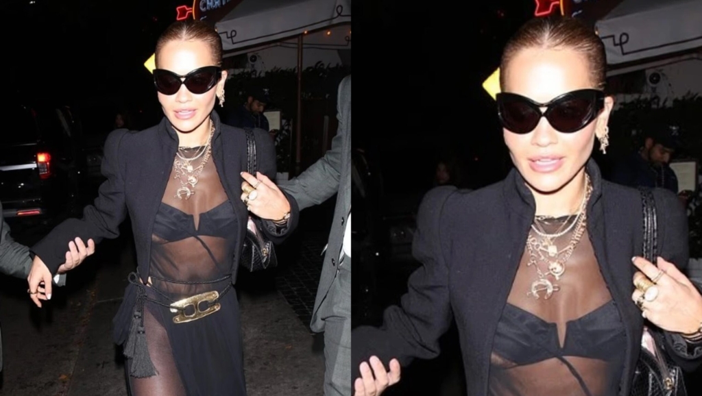 Rita Ora “çmend” Los Angelesin me fustanin gjysmë transparent!
