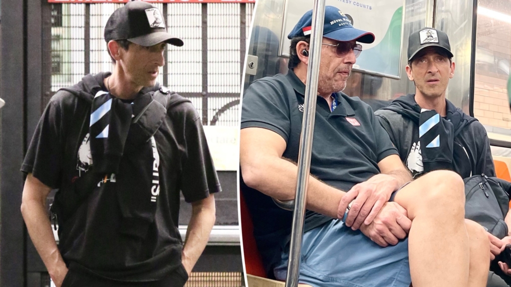 Adrien Brody surprizon në metronë e New Yorkut, përpiqet të kalojë pa u vënë re!