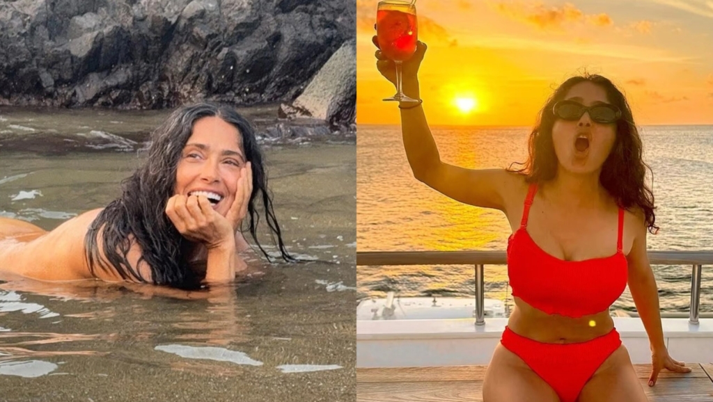 Salma Hayek shënon 60-vjetorin me një set fotografish nudo?