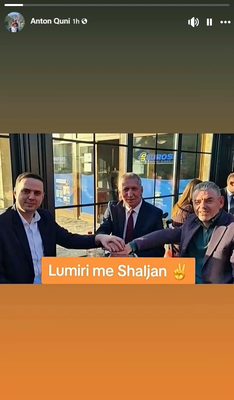 Pas mospajtimeve mes tyre, Quni publikon fotografinë me Abdixhikun e Shalën
