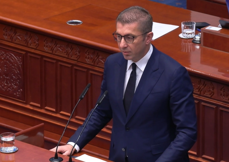 Mickoski: BE-ja mbetet qëllim strategjik, nuk ka zhvendosje asnjë milimetër