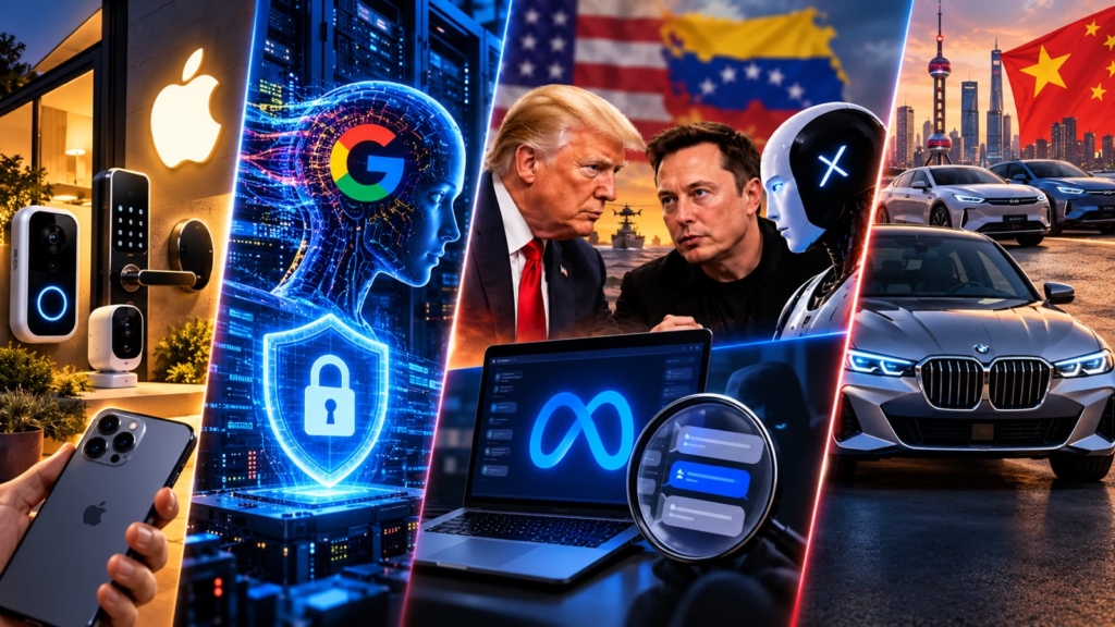 Trump pyeti AI për Maduron?! Apple hyn në shtëpitë tona, Meta nën akuza dhe BMW sfidohet nga…