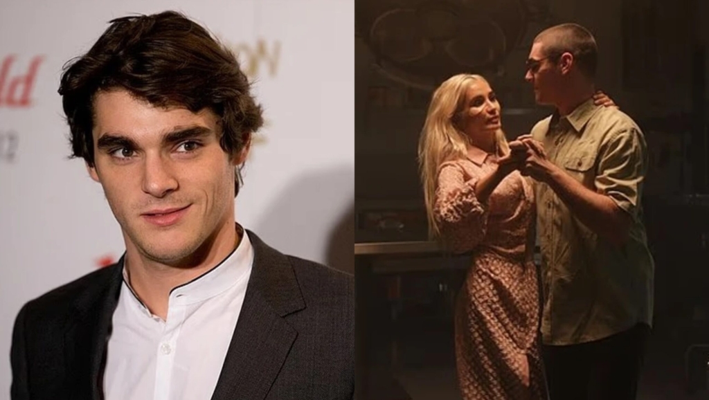 RJ Mitte nuk arriti ta shihte filmin e tij të fundit me Dove Cameron?
