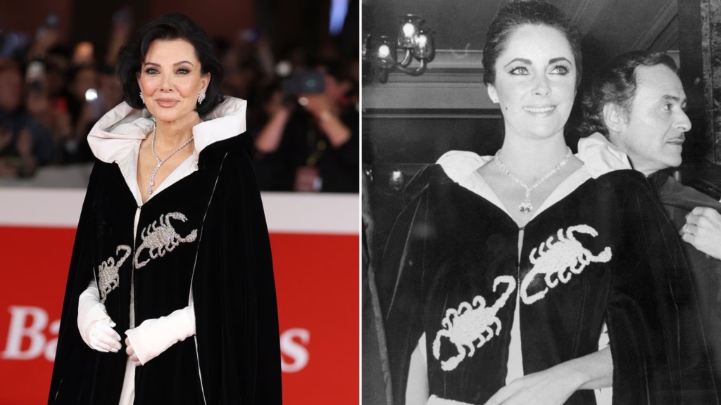 Kris Jenner rikrijon një nga pamjet më të famshme të Elizabeth Taylor!