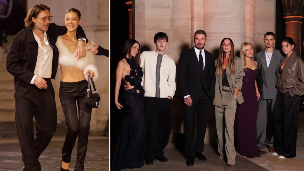 Victoria Beckham falënderon familjen për mbështetjen në Paris Fashion Week! Po Brooklyn?